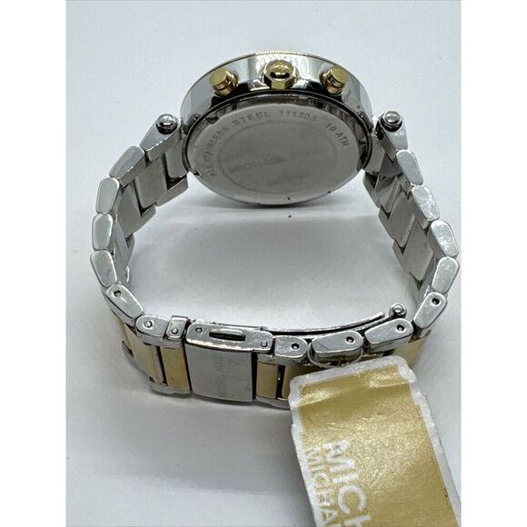 Michael Kors Parker MK5626 Womens Two-Tone Glitz Analog Dial Quartz Watch JNA659 - Picture 9 of 11